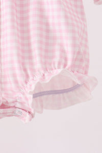 Nutcracker Smocked Ruffle Bubble