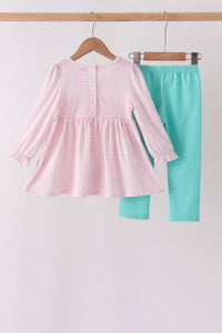 Nutcracker Smocked Ruffle Pants Set