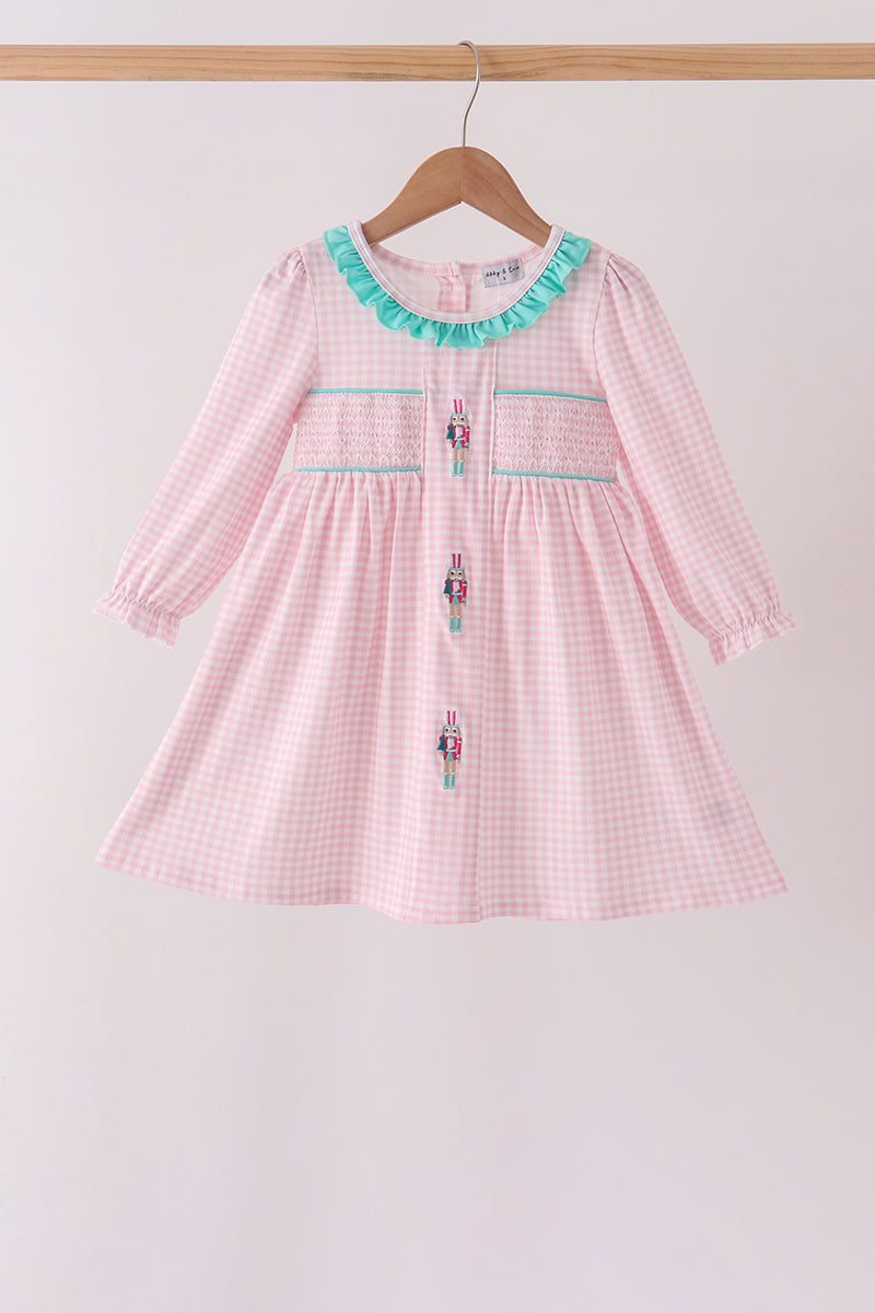 Nutcracker Smocked Ruffle Dress