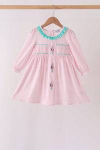 Nutcracker Smocked Ruffle Dress