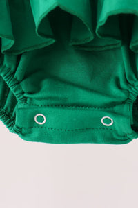 Nutcracker Embroidery Stripe Ruffle Bubble