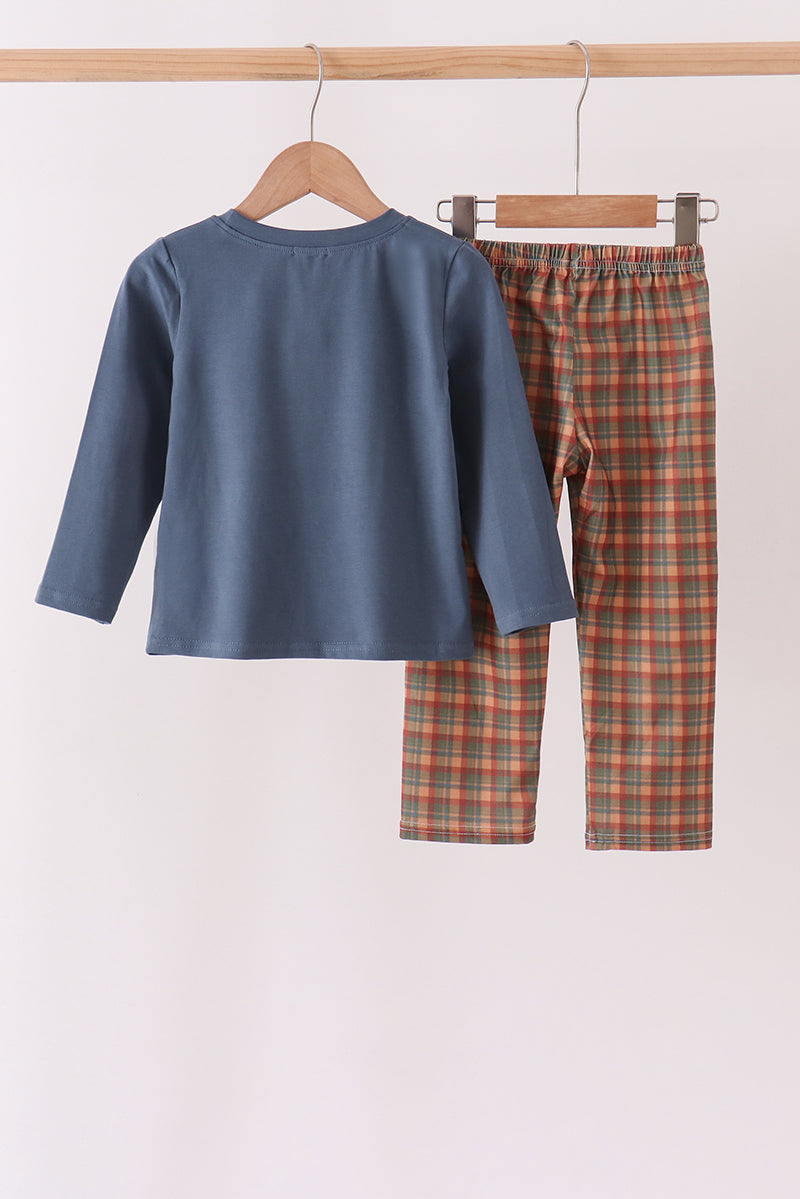 Nativity Embroidery Pants Set
