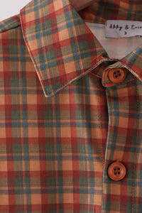 Nativity Embroidery Button Down Shirt