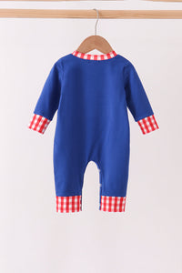 Fire Truck Applique Romper