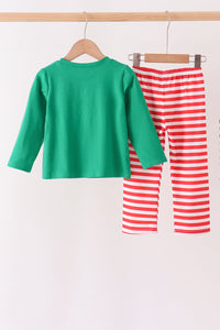 Reindeer French Knot Pants Set