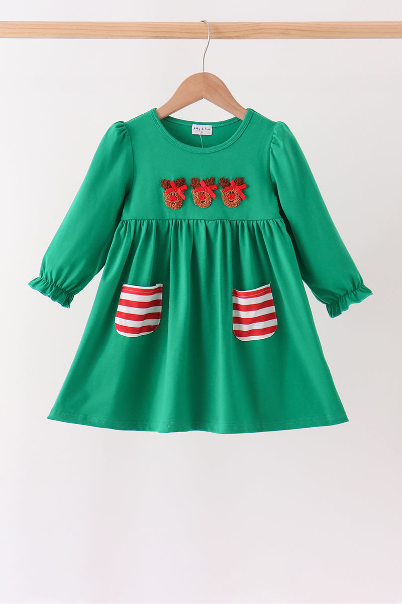 Reindeer French Knot Dress