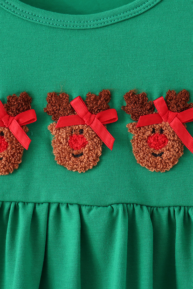 Reindeer French Knot Dress