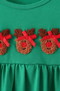 Reindeer French Knot Dress