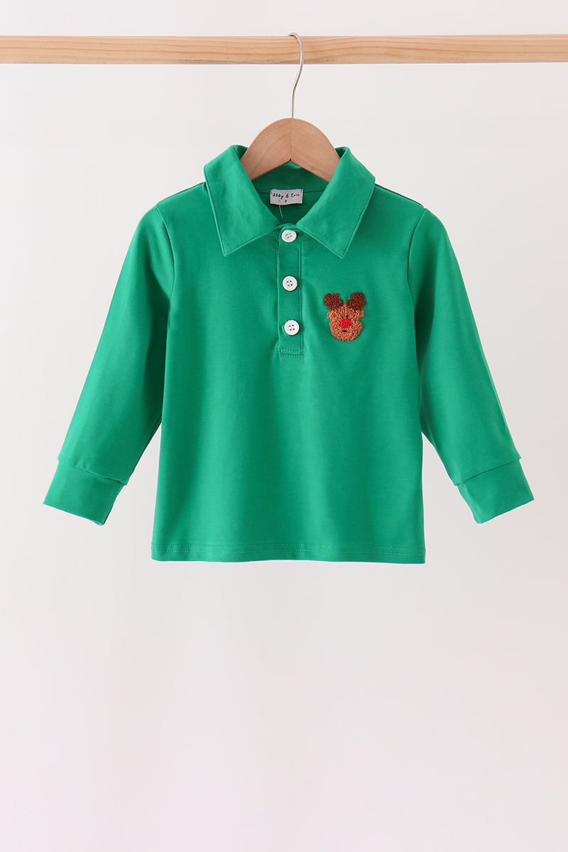 Reindeer French Knot Top