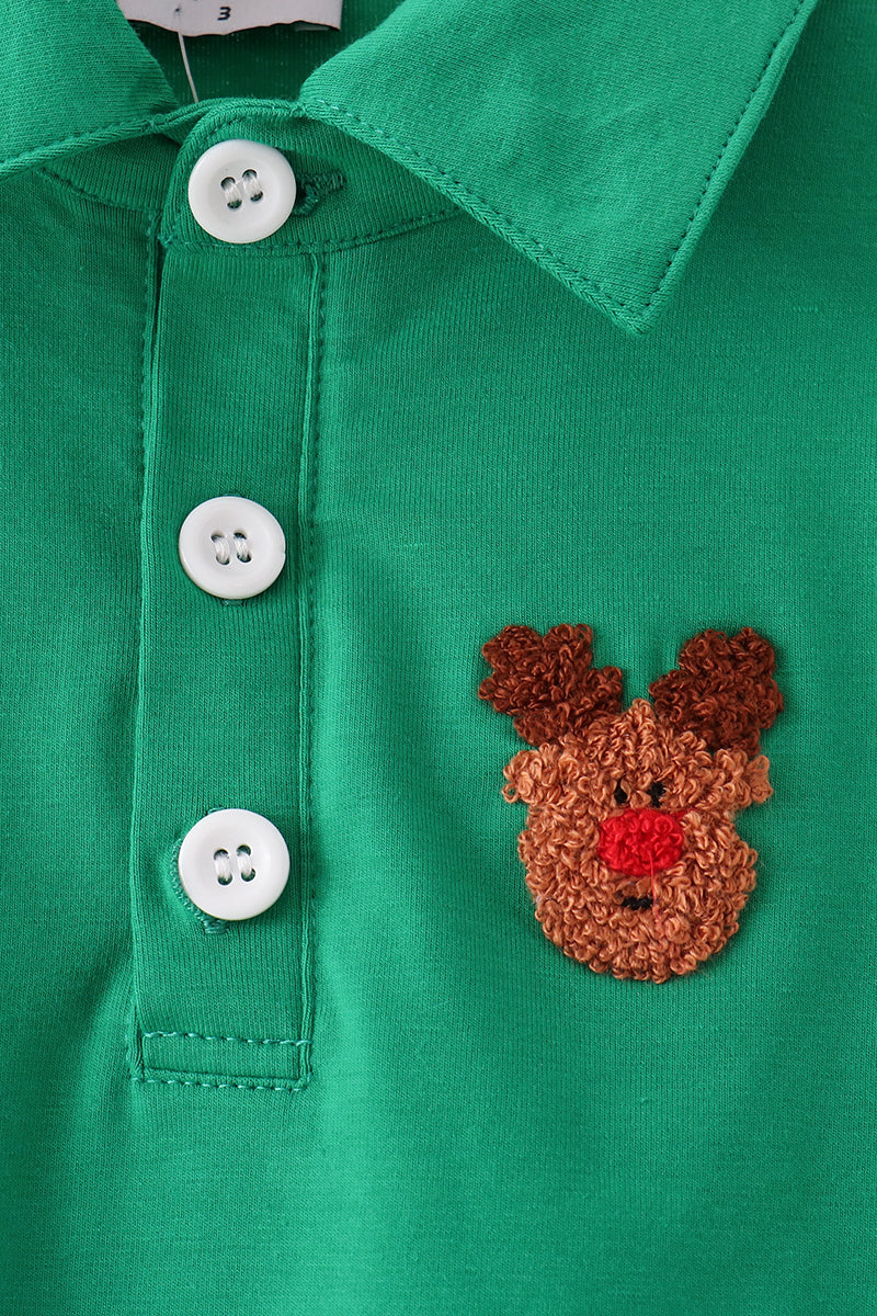 Reindeer French Knot Top