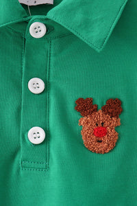 Reindeer French Knot Top