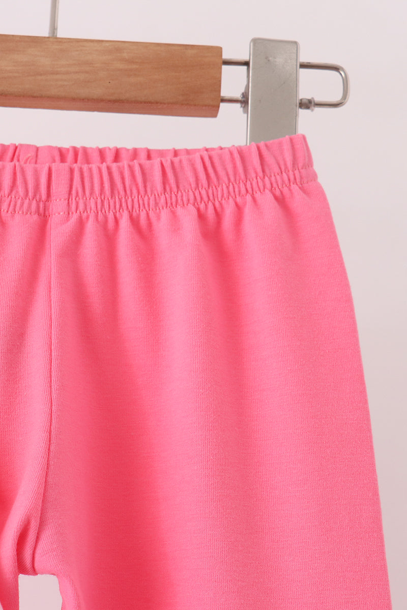 Santa French Knot Bow Pants Set