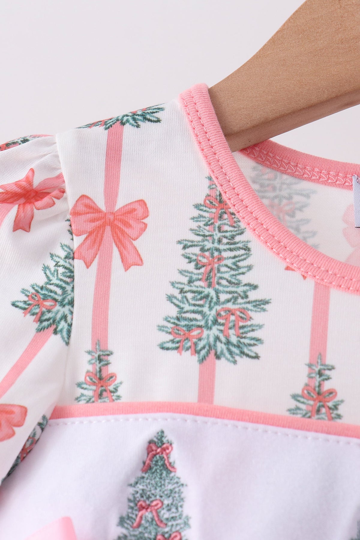 Christmas Tree Embroidery Bloomer Set