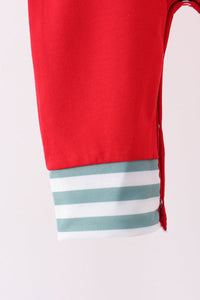 Christmas Tree Embroidery Romper
