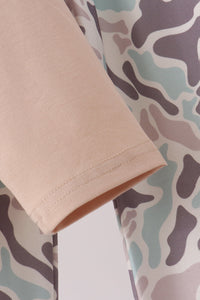 Hunting Deer Embroidery Pants Set