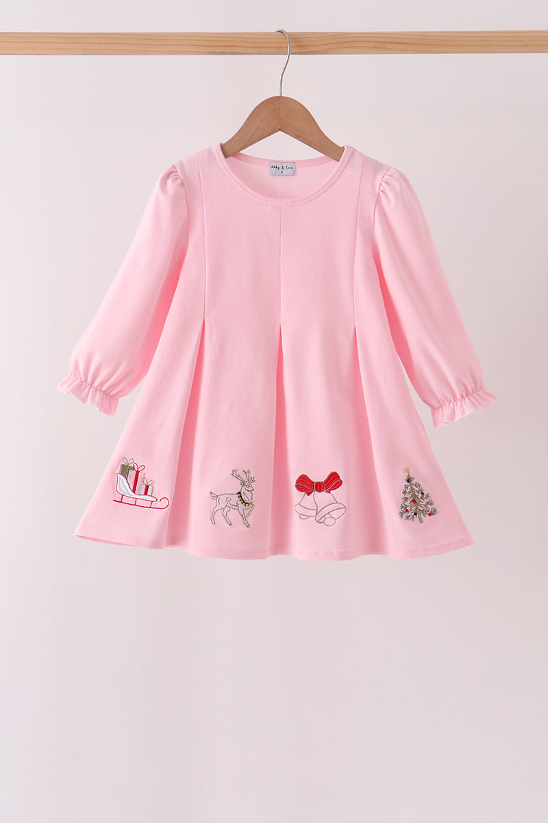 Christmas Embroidery Dress