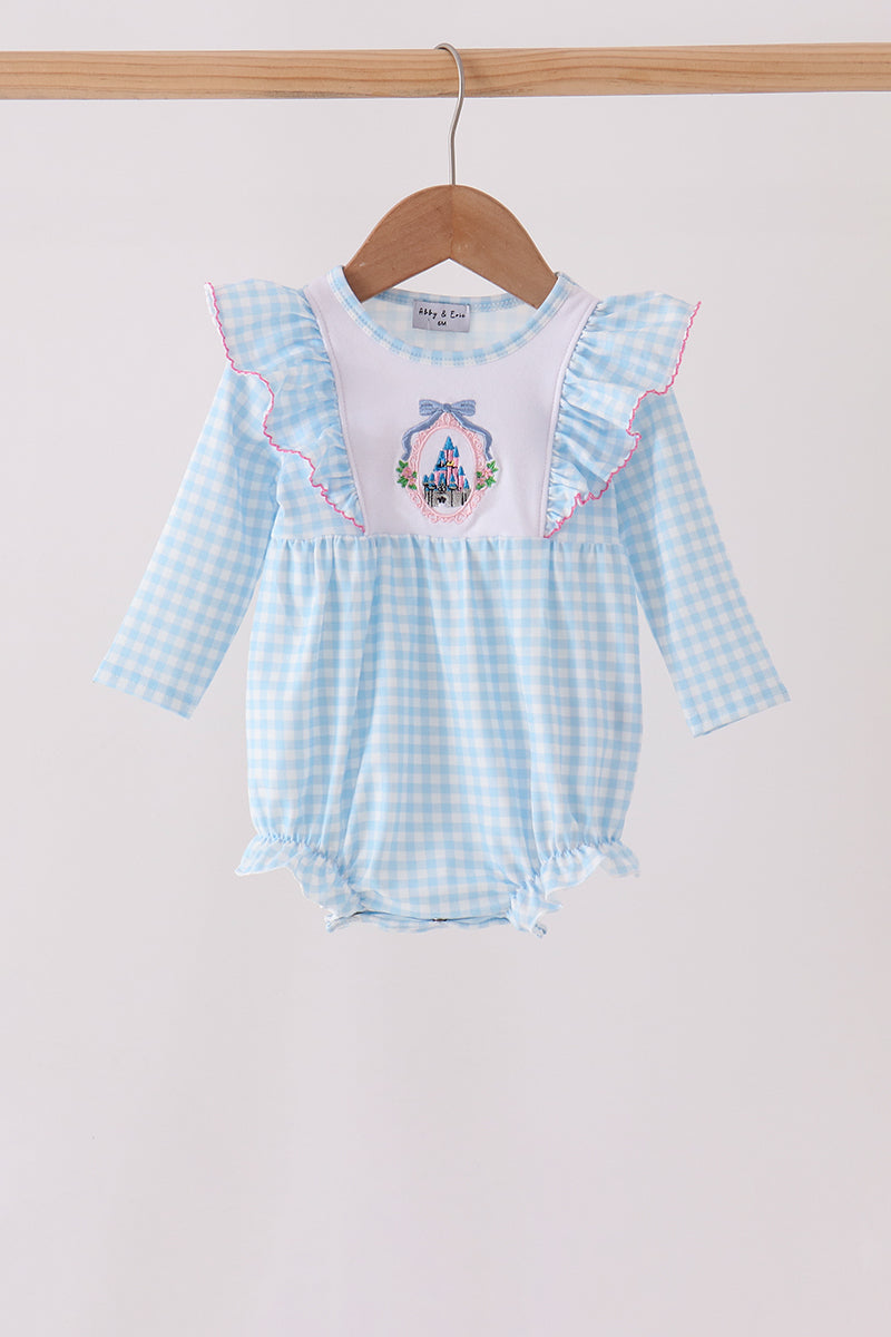 Castle Embroidery Ruffle Bubble