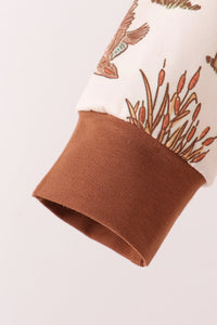 Duck Embroidery Pants Set