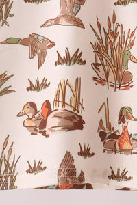 Duck Embroidery Pants Set