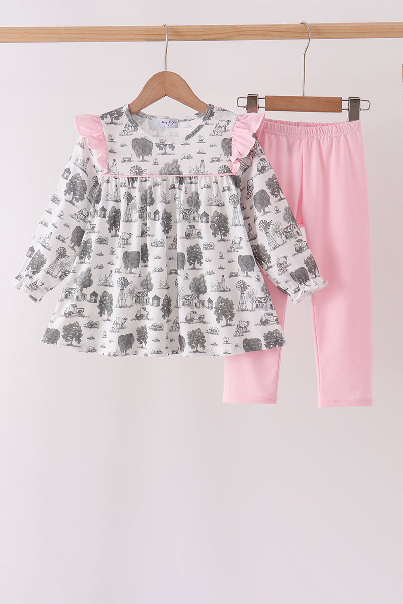 Farm Ruffle Pants Set