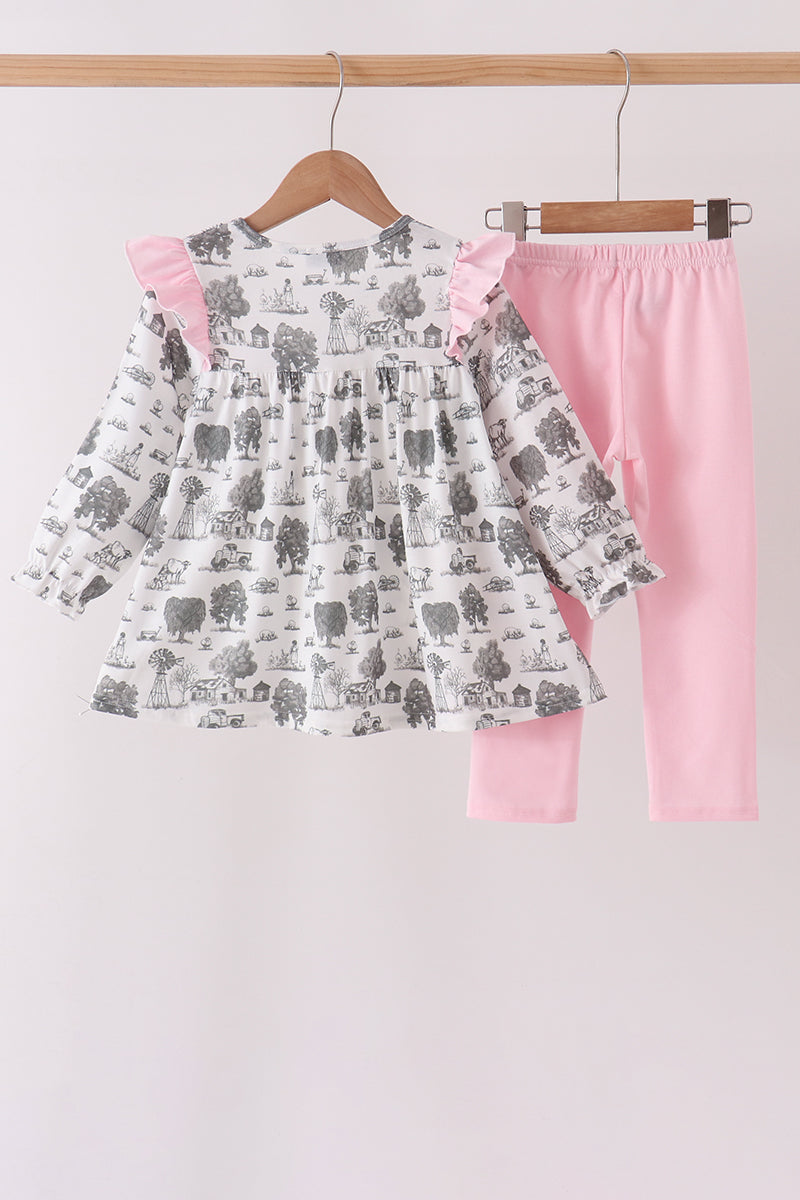 Farm Ruffle Pants Set