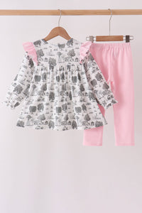 Farm Ruffle Pants Set