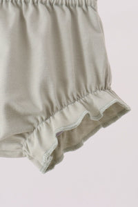 Farm Floral Embroidery Ruffle Bloomer Set