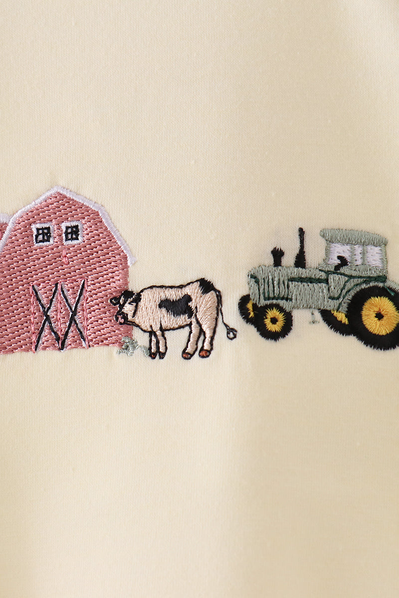 Farm embroidery bubble