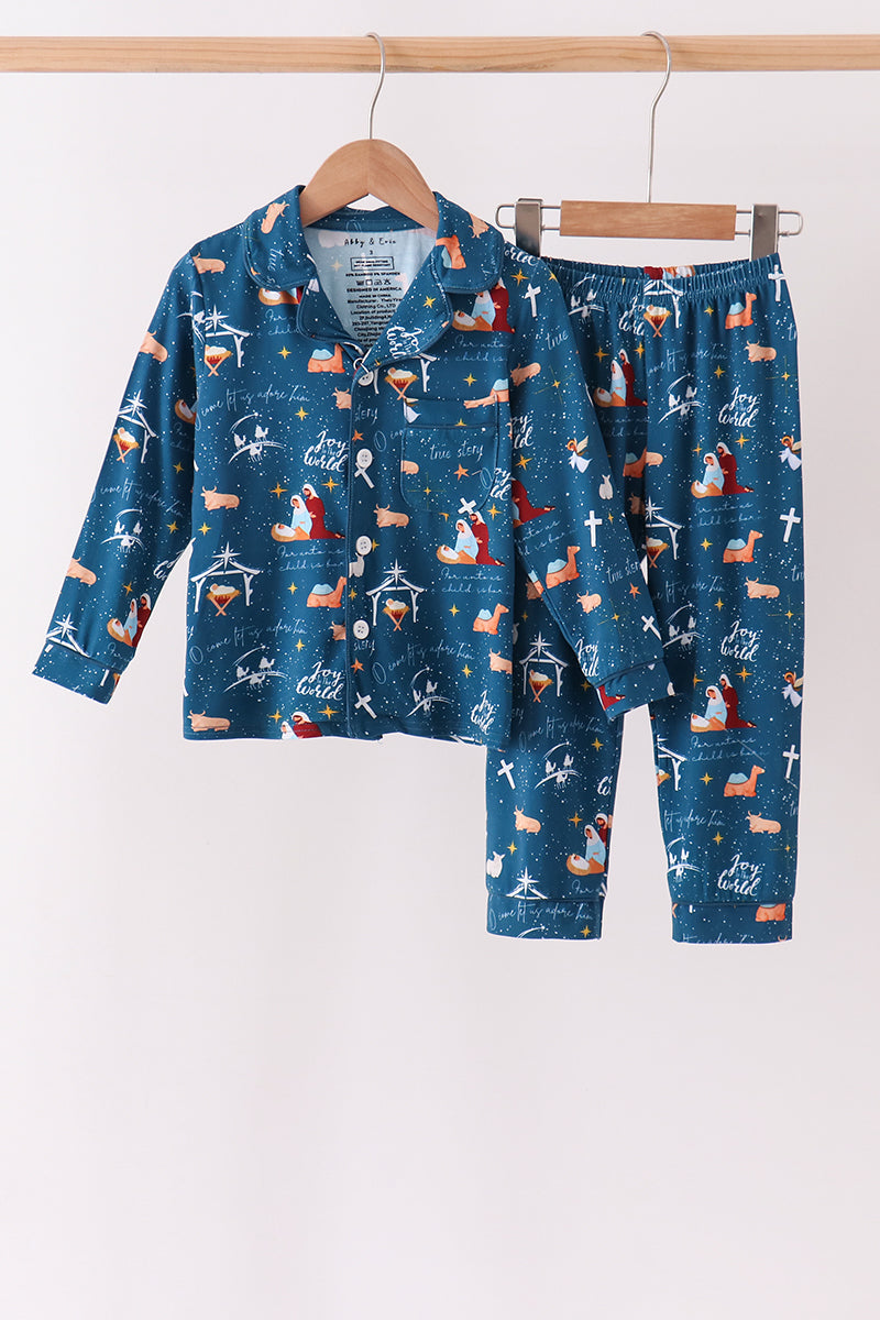 Nativity Bamboo Pajama Set