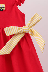 School bus Bow Dress