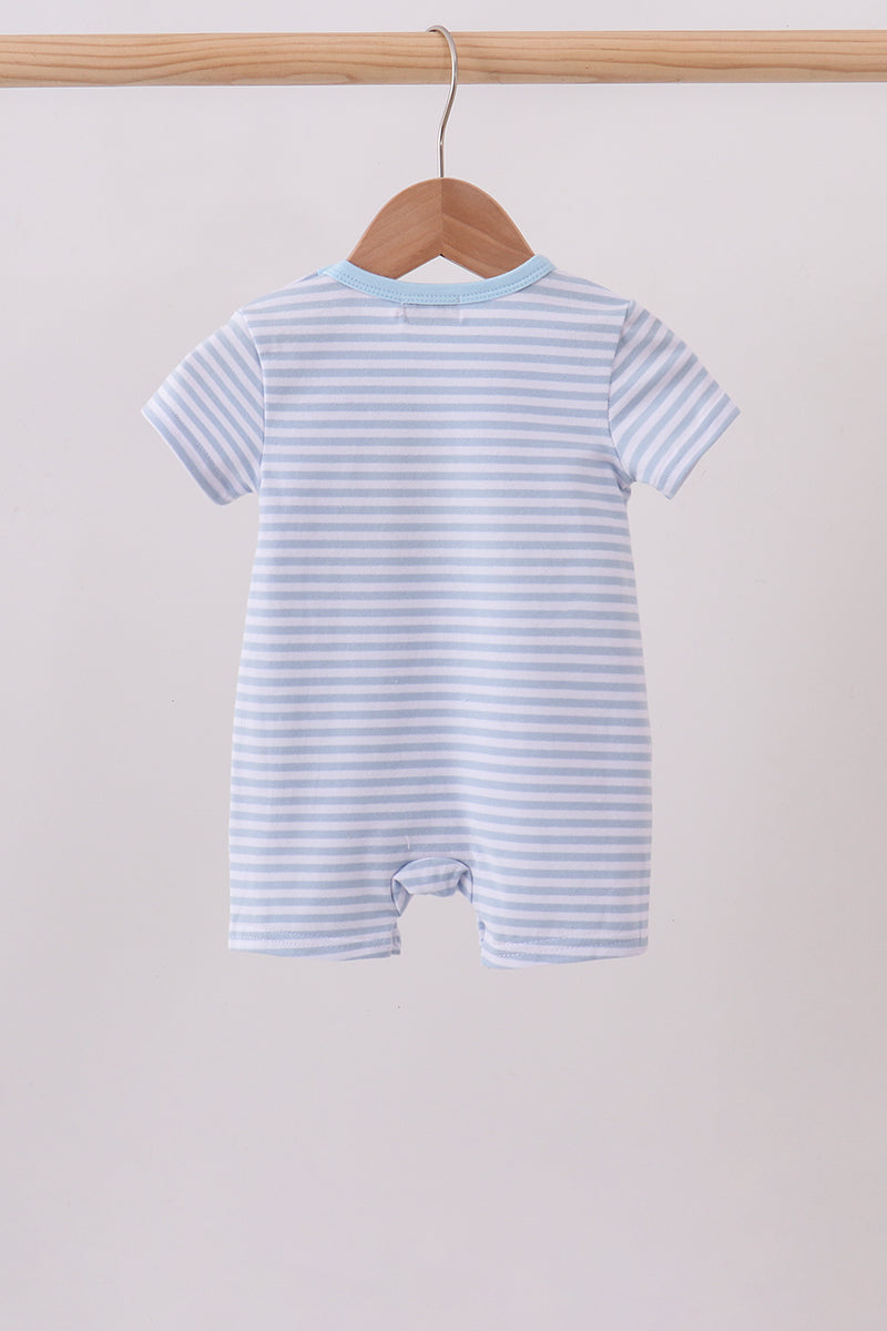 Apple Pencil Embroidery Romper