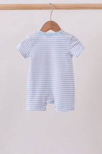 Apple Pencil Embroidery Romper