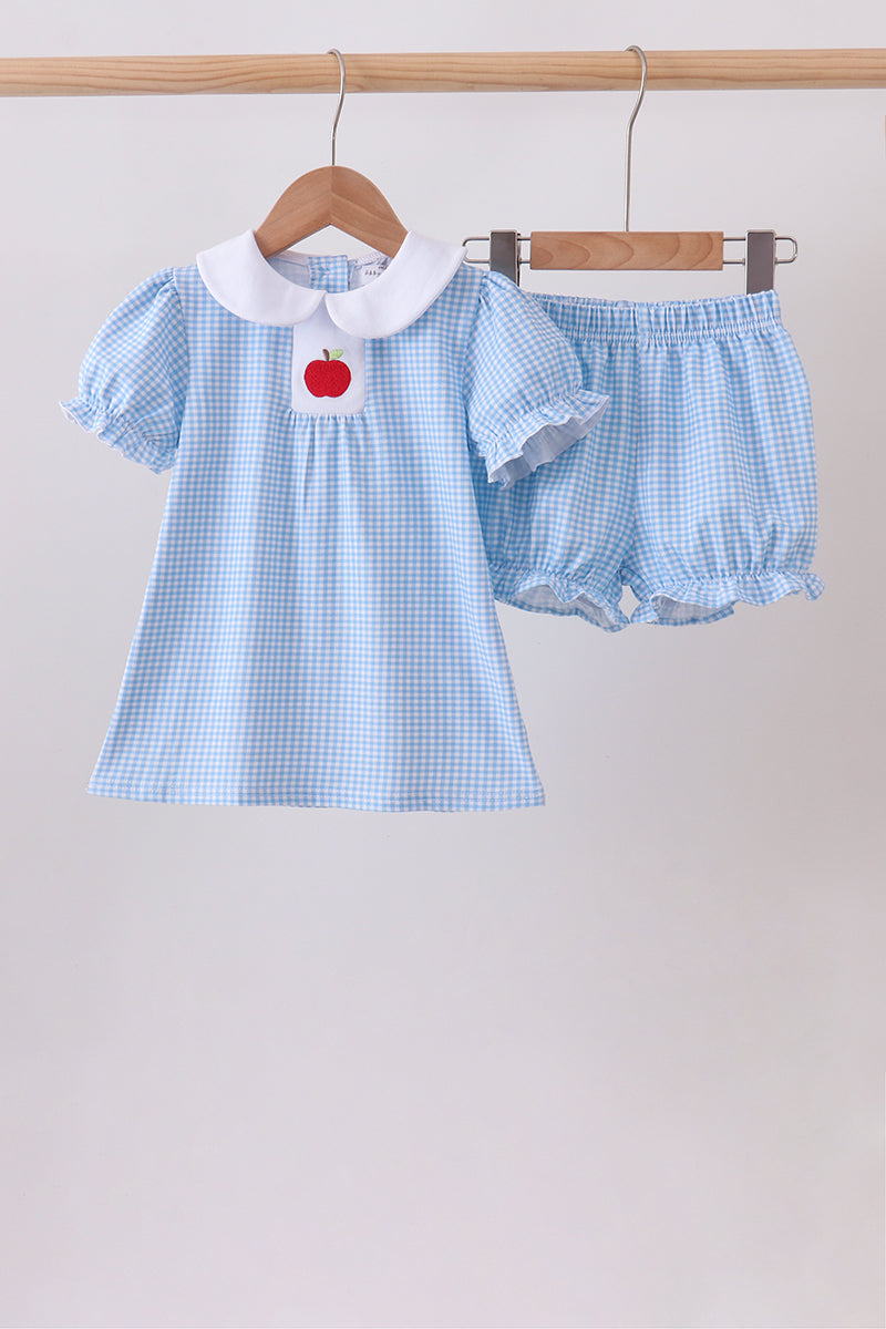 Apple Smocked Bloomer Set