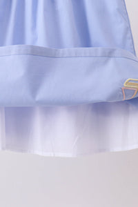 Sailboat Embroidered Dress