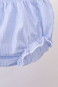 Sailboat Embroidered Bloomer Set