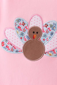 Turkey applique dress
