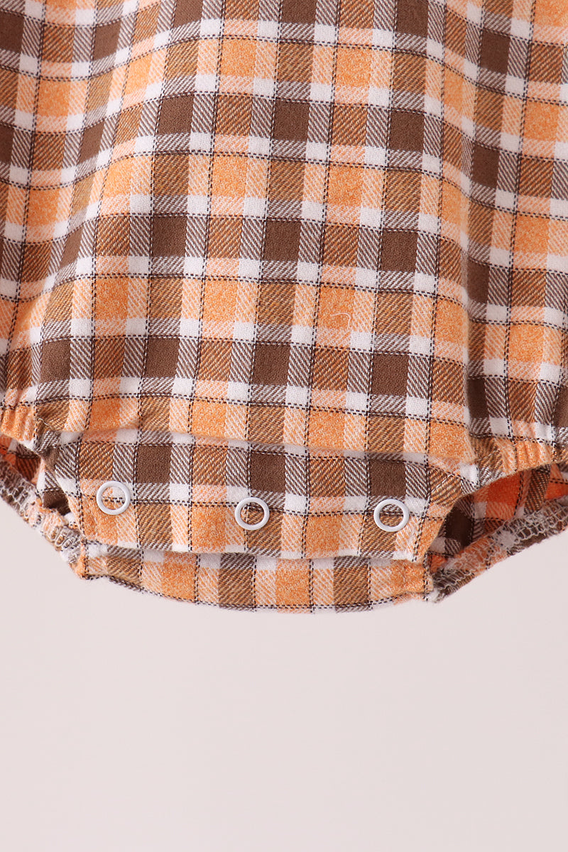Turkey embroidery plaid bubble