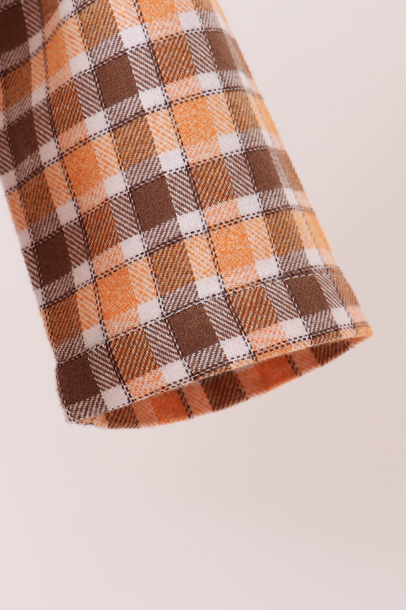 Turkey embroidery plaid bubble