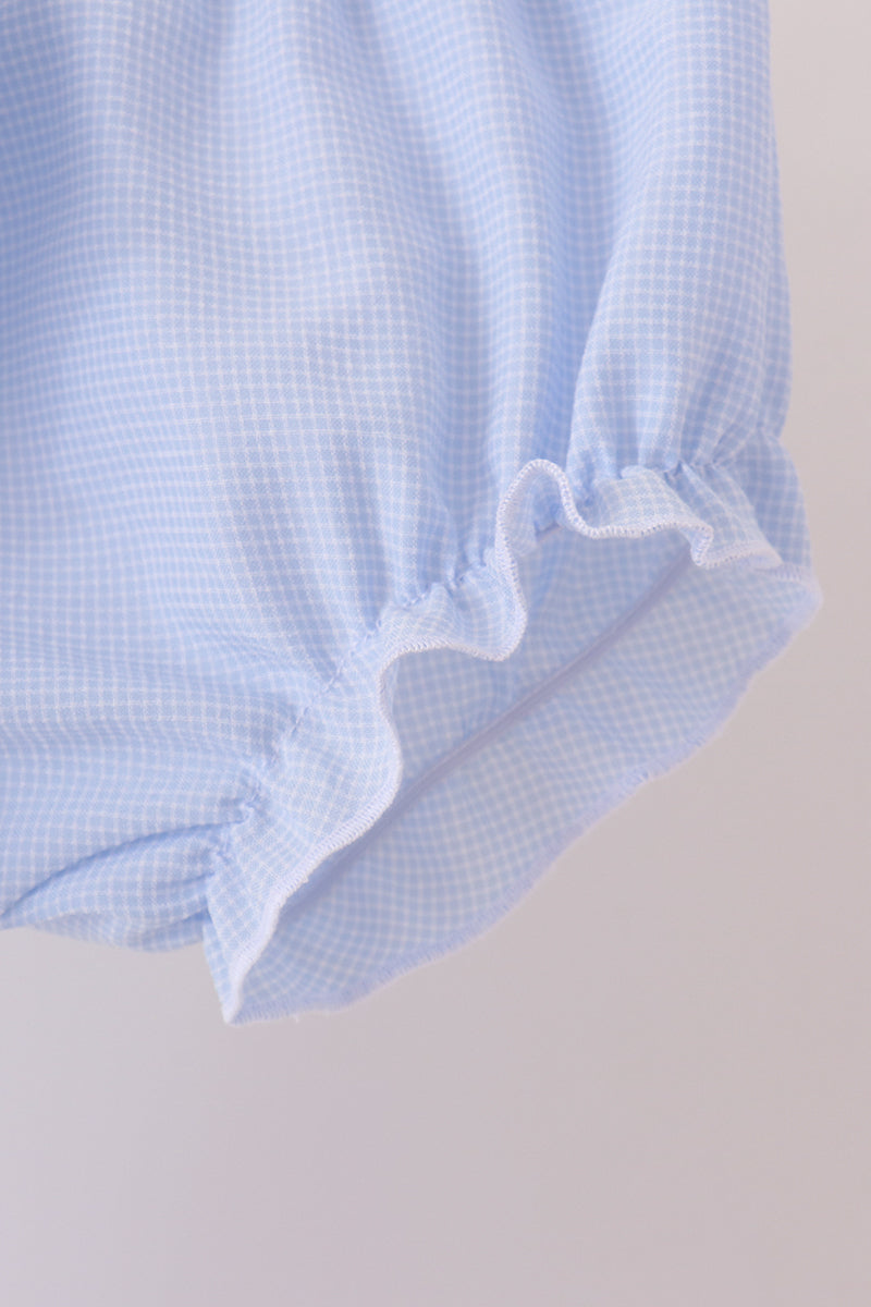 Turkey embroidery checkered bloomer set