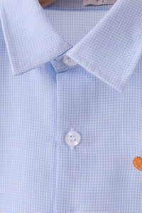 Turkey embroidery button down shirt