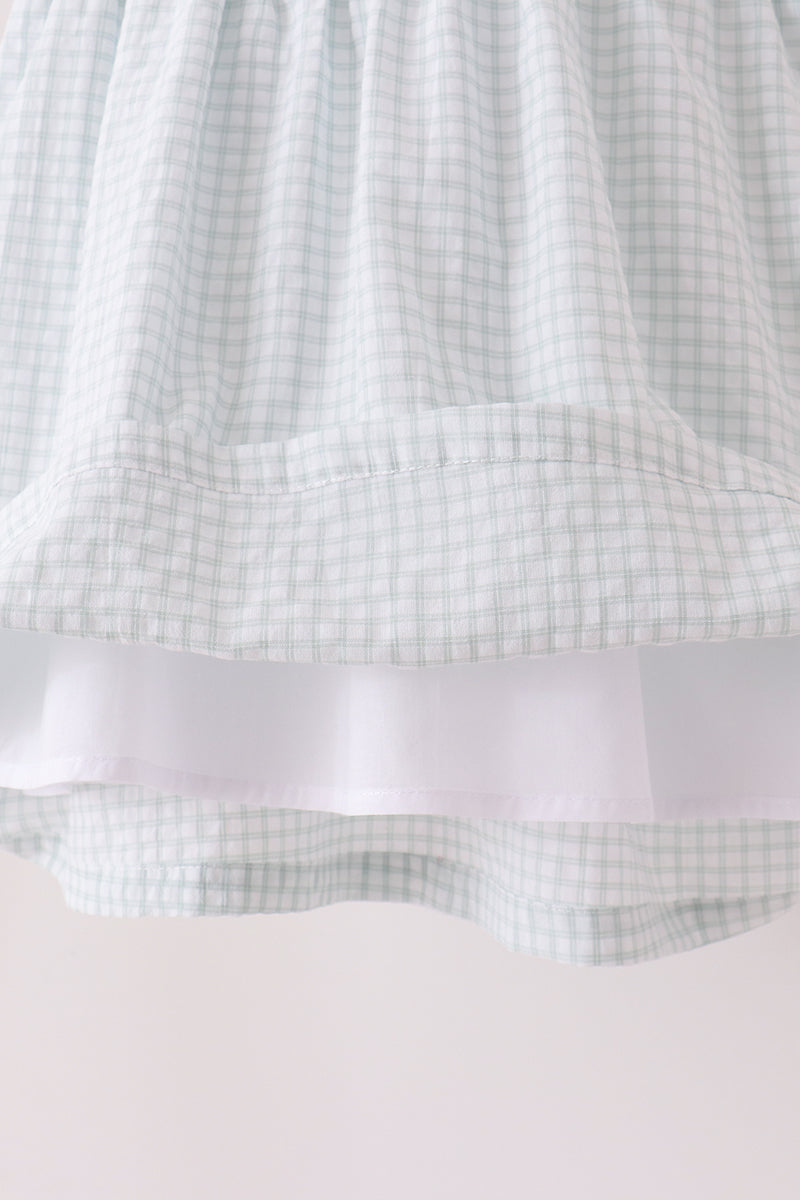 Turkey embroidery ruffle dress