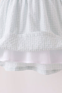 Turkey embroidery ruffle dress