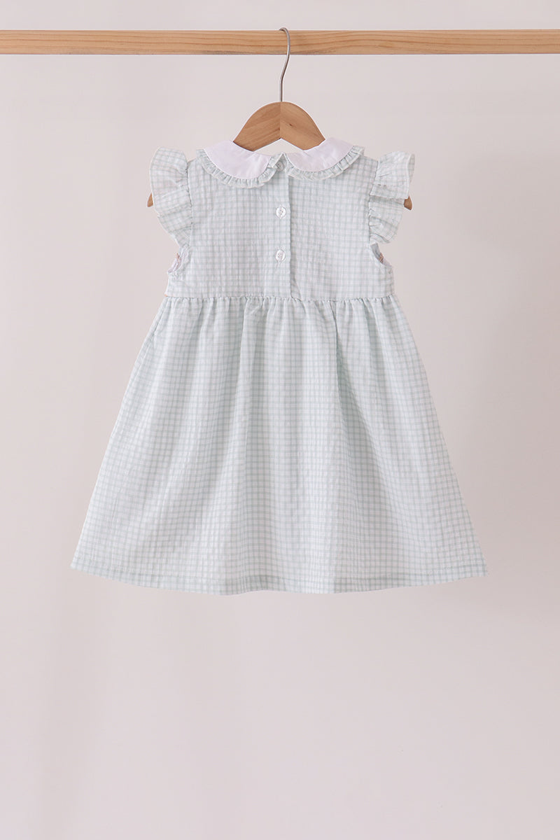 Turkey embroidery ruffle dress