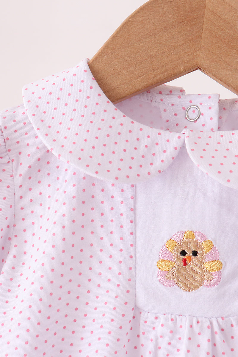 Turkey embroidery ruffle bubble