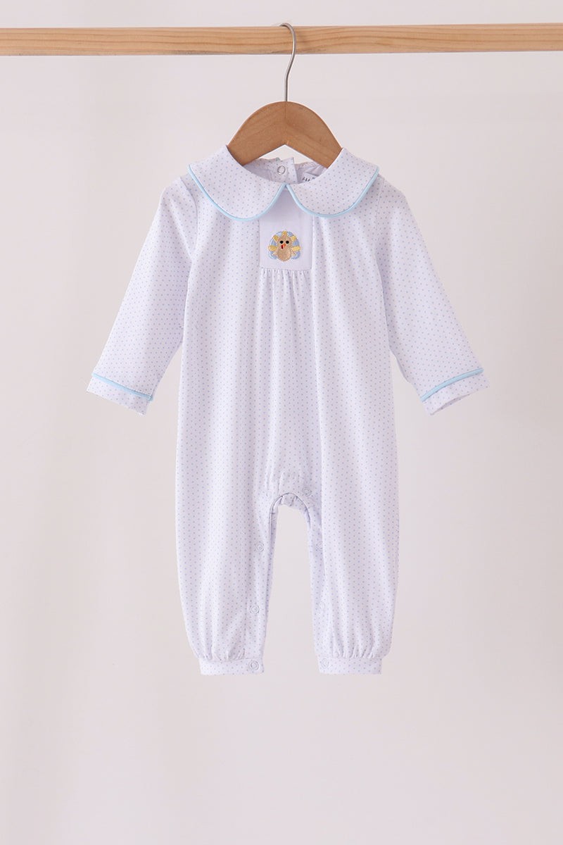 Turkey embroidery romper