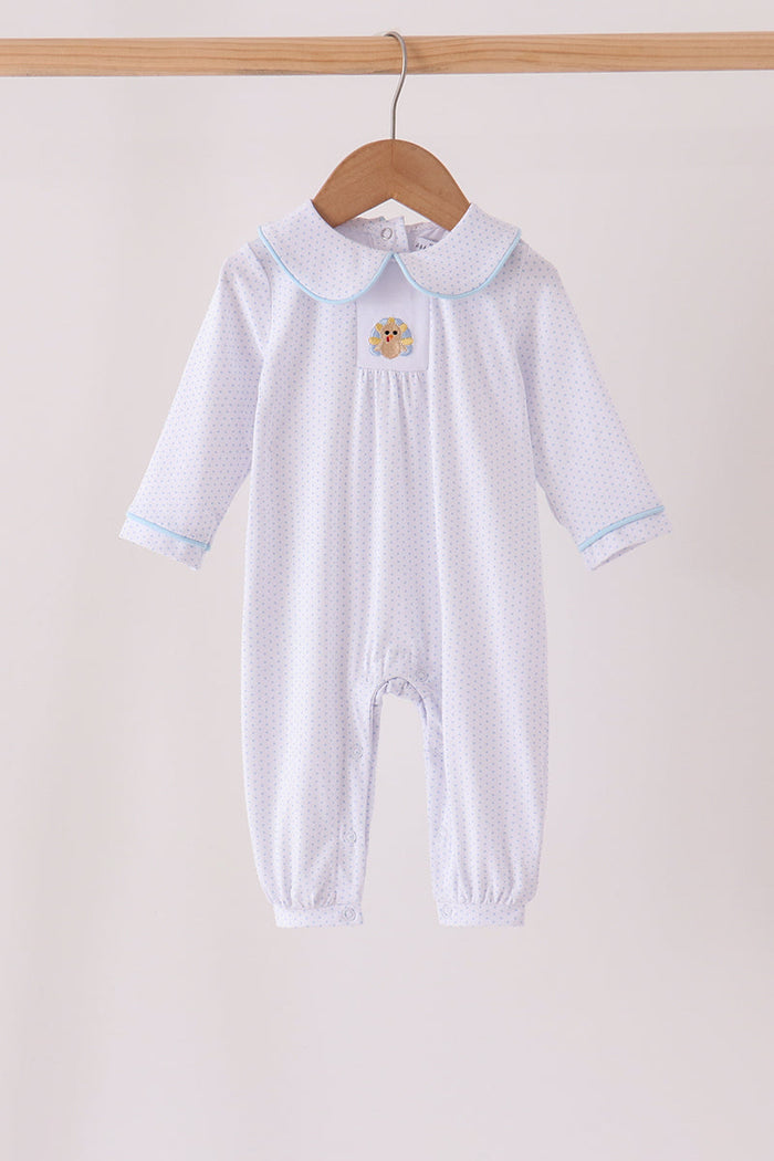 Turkey embroidery romper