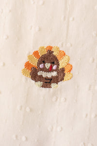 Turkey embroidery bloomer set