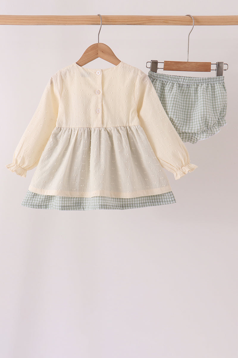 Turkey embroidery bloomer set