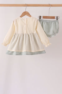 Turkey embroidery bloomer set