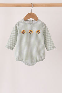 Turkey embroidery gingham bubble